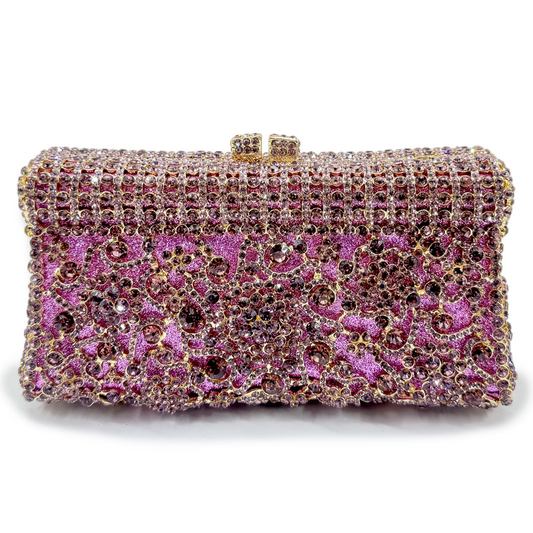 Crystal Evening Clutch Bag  – Elegant Party Purse
