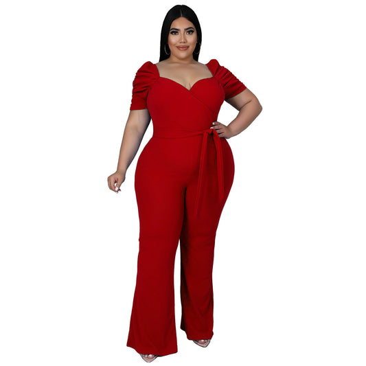 Comfort Chic Plus-Size Jumpsuit